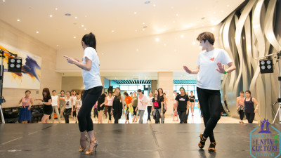 2018 Jeju Latin Culture Festival workshop Mari Yogo y  Ryoko   Chaves y Silvia 1/2